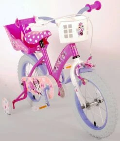 Volare Disney Minnie Cutest Ever! - Kinderfiets - Meisjes - 14 Inch - Roze -Speelgoed 1022x1200
