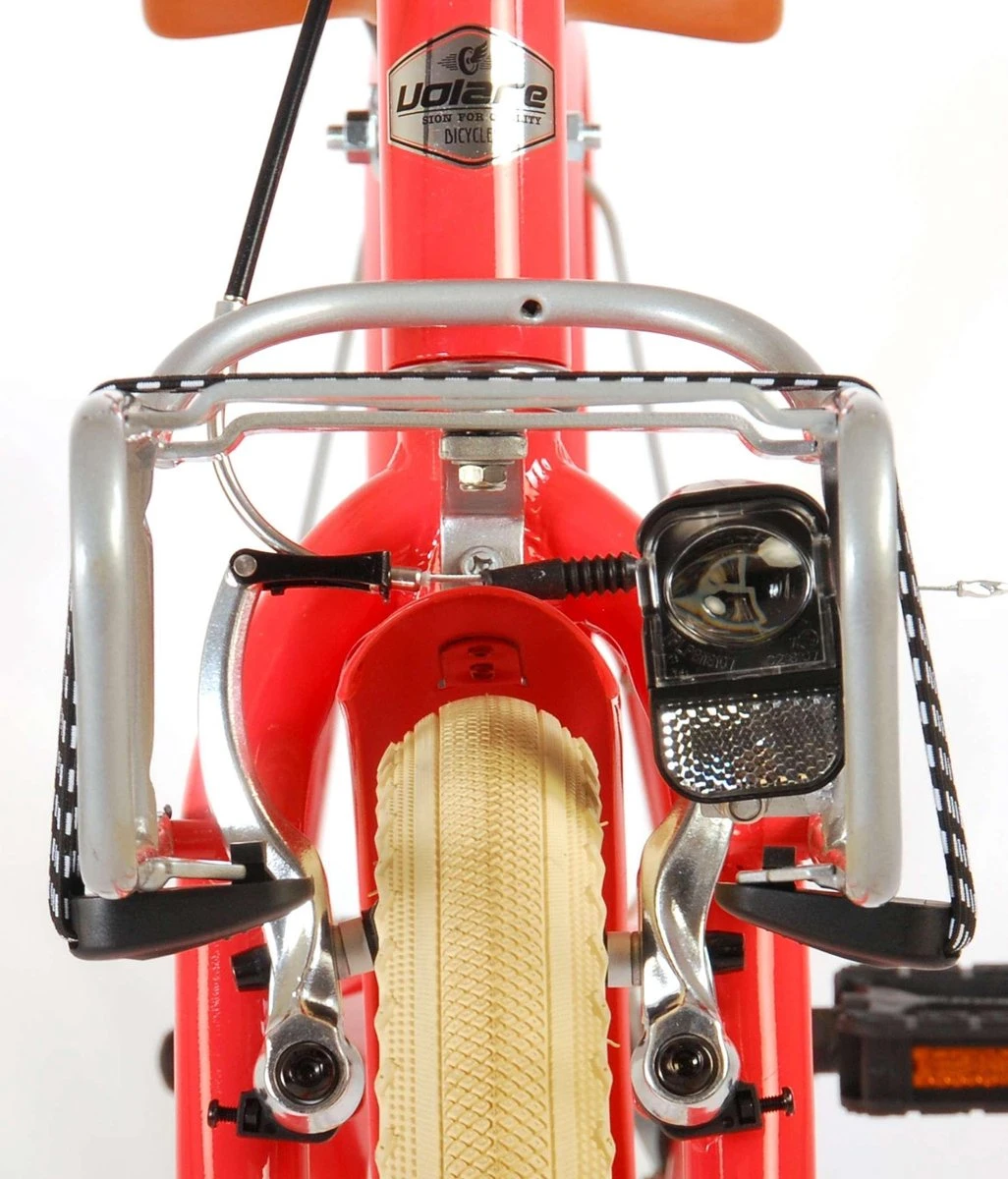 Volare Melody Kinderfiets - Meisjes - 24 Inch - Koraal Rood - Prime Collection 10 Volare Melody Kinderfiets - Meisjes - 24 Inch - Koraal Rood - Prime Collection - Afbeelding 8