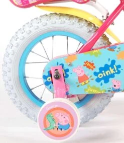 Volare Peppa Pig Kinderfiets - Meisjes - 12 Inch - Roze -Speelgoed 1043x1200