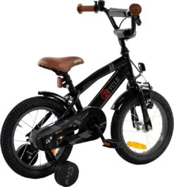2Cycle BMX-Fun Kinderfiets - 14 Inch - Zwart - Jongensfiets -Speelgoed 1117x1200