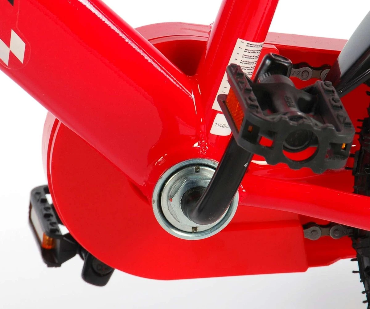 Volare Disney Cars Kinderfiets - Jongens - 14 Inch - Rood 13 Volare Disney Cars Kinderfiets - Jongens - 14 Inch - Rood - Afbeelding 11