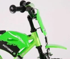 Volare Motobike Kinderfiets - Jongens - 12 Inch - Groen - 95% Afgemonteerd -Speelgoed 1200x1008