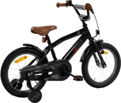 2Cycle BMX-Fun Kinderfiets - 16 Inch - Zwart - Jongensfiets -Speelgoed 1200x1024 6