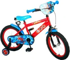 Marvel Spider-Man Kinderfiets - Jongens - 16 Inch - Blauw/Rood -Speelgoed 1200x1028 1