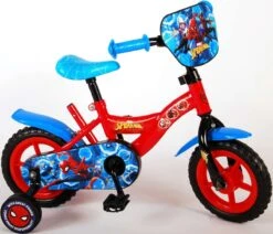 Marvel Spider-Man Kinderfiets - Jongens - 10 Inch - Rood/Blauw - Doortrapper -Speelgoed 1200x1029