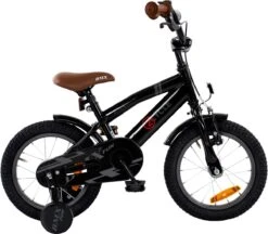 2Cycle BMX-Fun Kinderfiets - 14 Inch - Zwart - Jongensfiets -Speelgoed 1200x1050