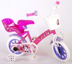 Disney Minnie Cutest Ever! Kinderfiets - Meiden - 12 Inch - Roze - Doortrapper -Speelgoed 1200x1067