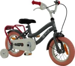 2Cycle Pretty - Kinderfiets - 12 Inch - Grijs-Roze - Meisjesfiets -Speelgoed 1200x1068 1