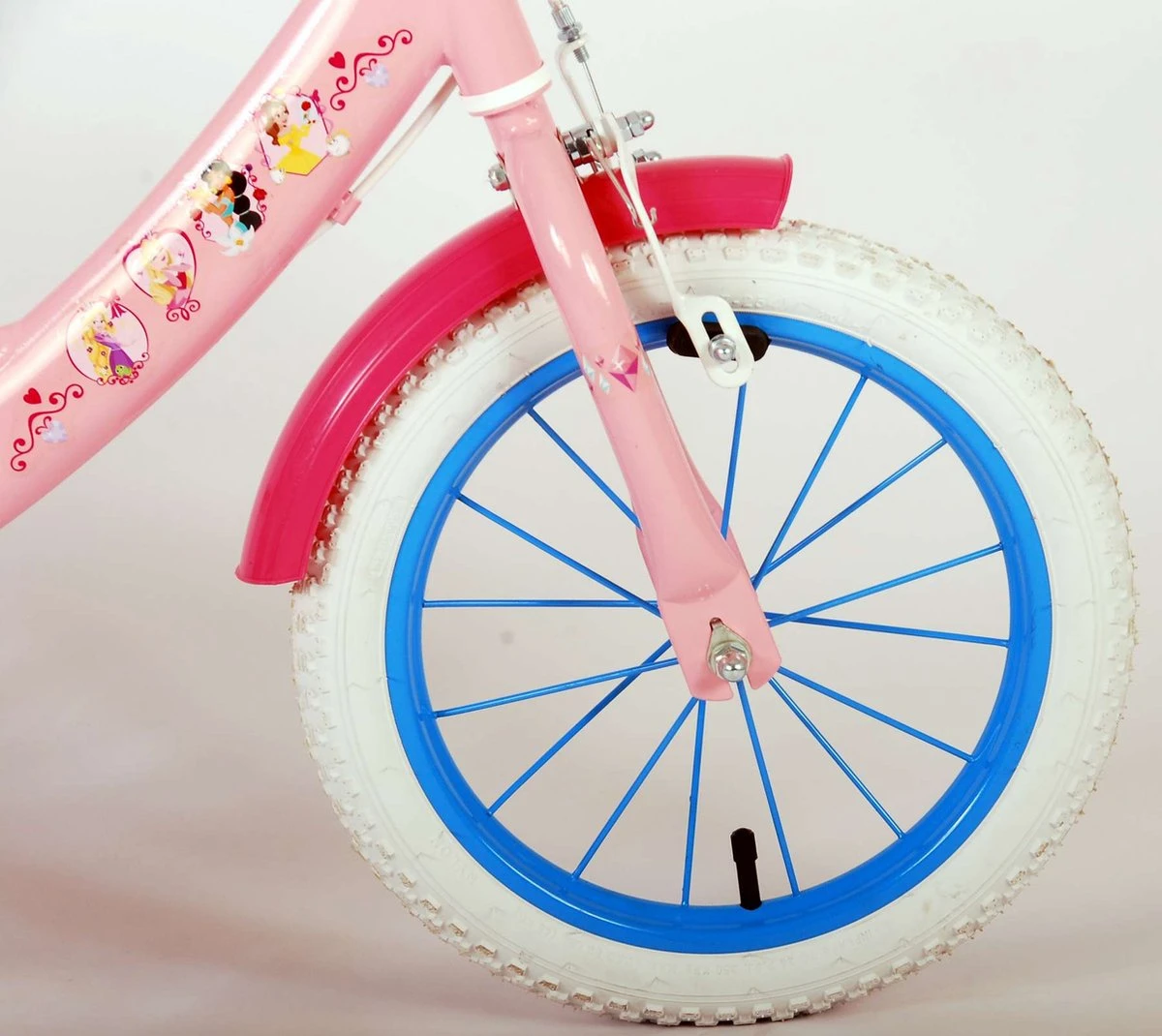 Volare Disney Princess Kinderfiets - Meisjes - 14 Inch - Roze - Twee Handremmen 17 Volare Disney Princess Kinderfiets - Meisjes - 14 Inch - Roze - Twee Handremmen - Afbeelding 15