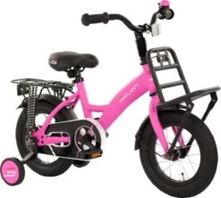 Sajan Kinderfiets - 12 Inch - Mat-Roze - Meisjesfiets