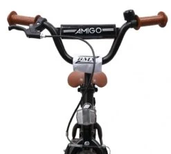 Amigo BMX Fun Jongensfiets - Kinderfiets 12 Inch - Matzwart -Speelgoed 1200x1081