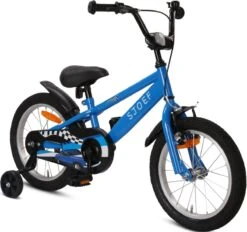 SJOEF Race Jongensfiets 16 Inch - Blauw -Speelgoed 1200x1127 2