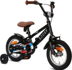SJOEF Race Jongensfiets 12 Inch - Zwart -Speelgoed 1200x1159 1
