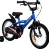 2Cycle Biker Kinderfiets - 16 Inch - Blauw - Jongensfiets -Speelgoed 1200x1160
