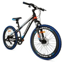 Supersuper Kiyoko Kinder Mountainbike - 7 Versnellingen - 24 Inch - Jongens - Zwart/Blauw -Speelgoed 1200x1181 1