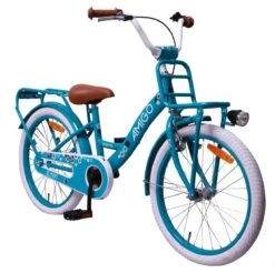 Amigo Bloom Meisjesfiets - Kinderfiets 20 Inch - Turquoise -Speelgoed 1200x1197