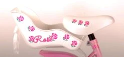 Volare Rose Kinderfiets - 12 Inch - Meisjes - Roze/wit - 95% Afgemonteerd -Speelgoed 1200x561