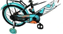 Kinderfiets - 16 Inch Kinderfiets -vanaf 4-7 Jaar Jongens En Meisjes Fietsen - Terugtrap -Rem -Stabilisatoren（2 Zijwieltjes）- Mandje - Achterbank - Groen -Speelgoed 1200x663 1