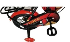 Kinderfiets - 12 Inch Kinderfiets -vanaf 2-4 Jaar Jongens En Meisjes Fietsen - Terugtrap -Rem -Stabilisatoren（2 Zijwieltjes）- Mandje - Achterbank - Rood -Speelgoed 1200x717 3
