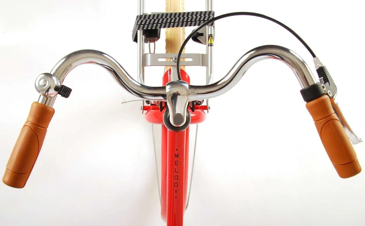 Volare Melody Kinderfiets - Meisjes - 24 Inch - Koraal Rood - Prime Collection 7 Volare Melody Kinderfiets - Meisjes - 24 Inch - Koraal Rood - Prime Collection - Afbeelding 5