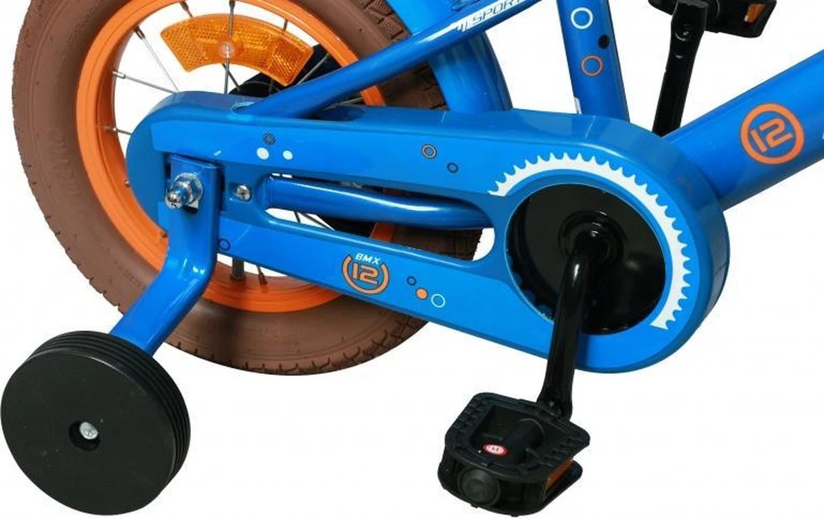 Amigo Sports Jongensfiets - Kinderfiets 12 Inch - Blauw 7 Amigo Sports Jongensfiets - Kinderfiets 12 Inch - Blauw - Afbeelding 5