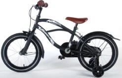 Volare Black Cruiser Kinderfiets - Jongens - 16 Inch - Zwart - 2 Handremmen -Speelgoed 1200x768