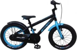Volare Rocky Kinderfiets - 16 Inch - Zwart Blauw - 95% Afgemonteerd - Prime Collection -Speelgoed 1200x788 2