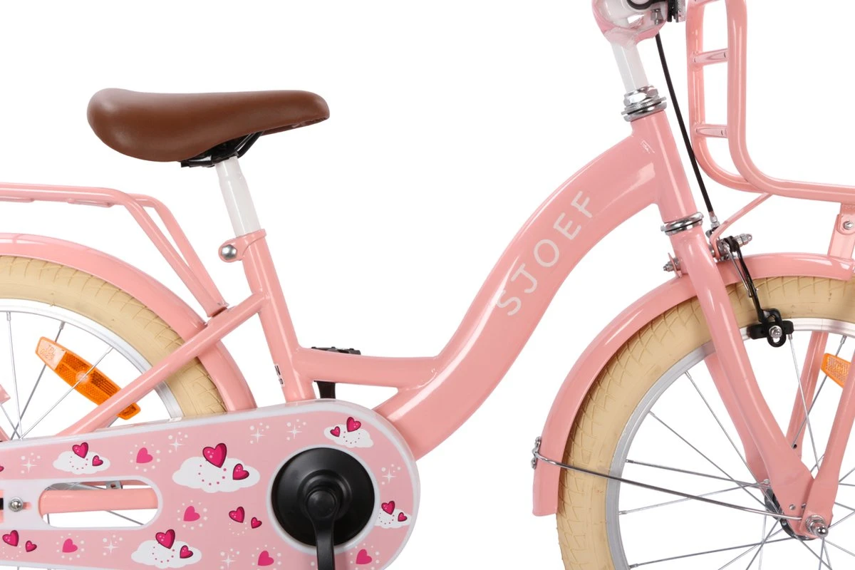 SJOEF Classic Meisjesfiets 18 Inch - Roze 8 SJOEF Classic Meisjesfiets 18 Inch - Roze - Afbeelding 6
