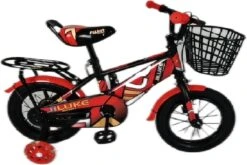 Kinderfiets - 12 Inch Kinderfiets -vanaf 2-4 Jaar Jongens En Meisjes Fietsen - Terugtrap -Rem -Stabilisatoren（2 Zijwieltjes）- Mandje - Achterbank - Rood -Speelgoed 1200x800 43