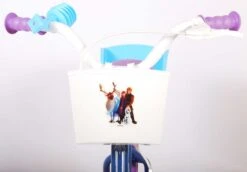 Volare Disney Frozen Kinderfiets - Meiden - 12 Inch - Blauw Paars - Doortrapsysteem -Speelgoed 1200x834