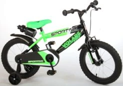 Volare Sportivo Kinderfiets - Jongens - 16 Inch - Neon Groen Zwart - 95% Afgemonteerd -Speelgoed 1200x839