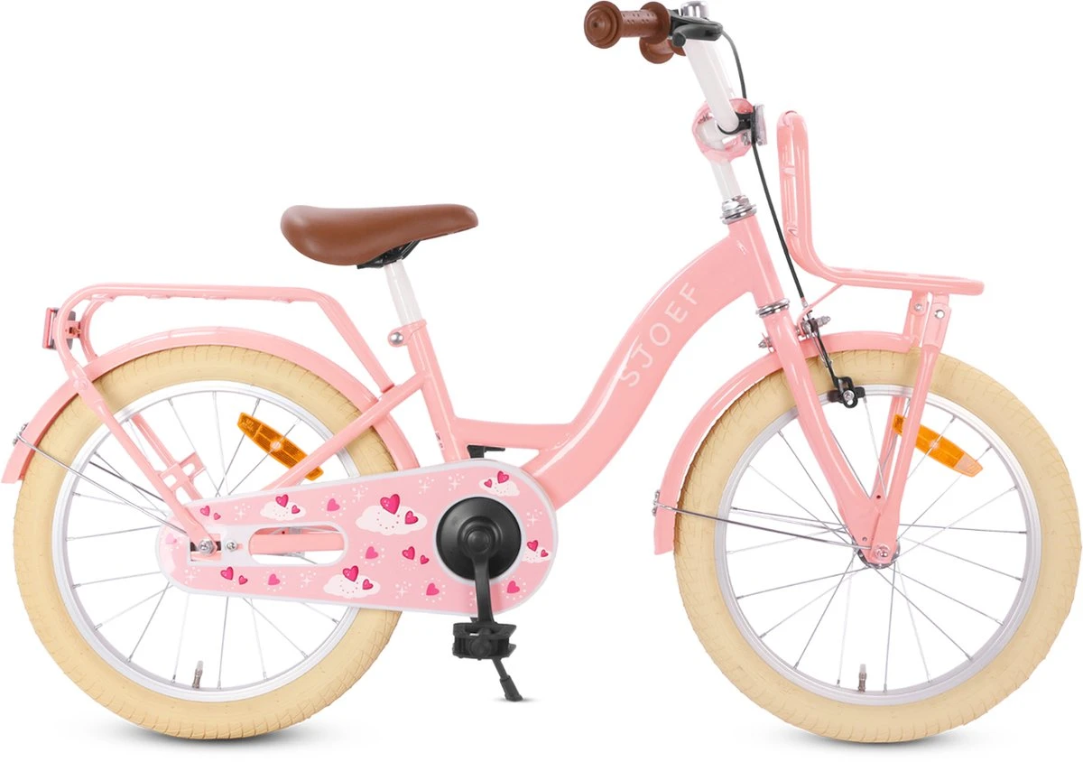 SJOEF Classic Meisjesfiets 18 Inch - Roze 3 SJOEF Classic Meisjesfiets 18 Inch - Roze