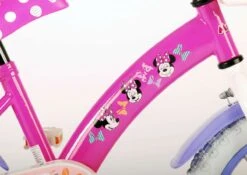 Volare Disney Minnie Cutest Ever! - Kinderfiets - Meisjes - 14 Inch - Roze -Speelgoed 1200x850