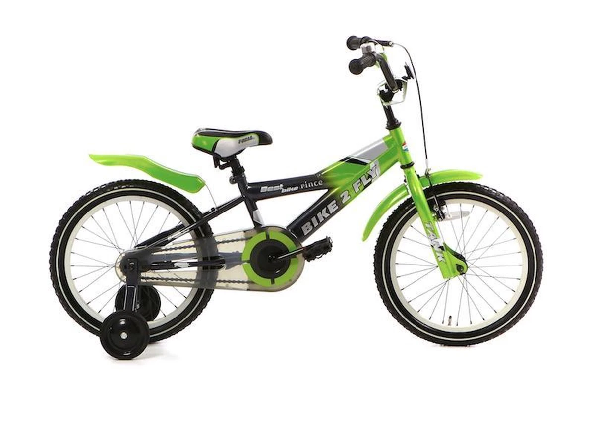 Popal Bike 2 Fly 16k Kinderfiets - 16 Inch - Jongens - Zwart/Zilver 4 Popal Bike 2 Fly 16k Kinderfiets - 16 Inch - Jongens - Zwart/Zilver - Afbeelding 2