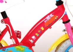 Volare Peppa Pig Kinderfiets - Meisjes - 12 Inch - Roze - 2 Handremmen -Speelgoed 1200x858 3