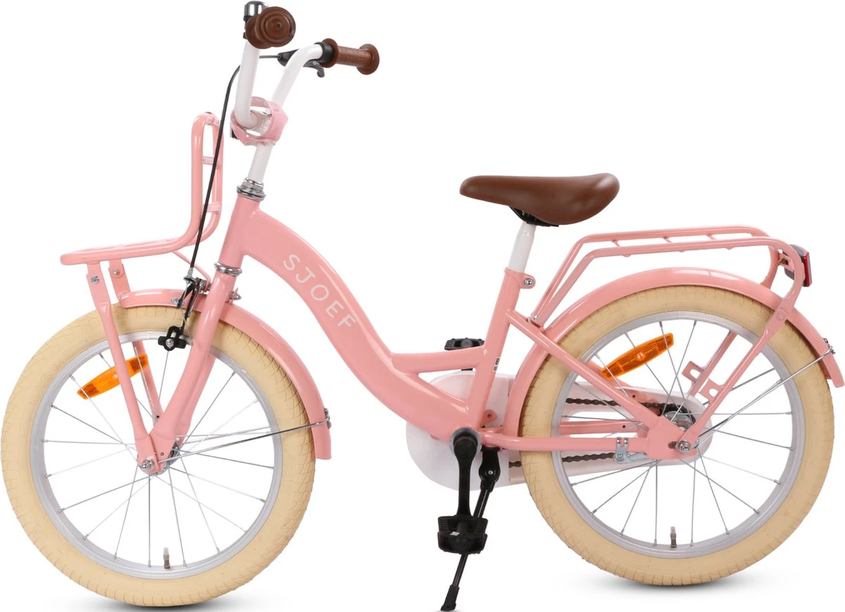 SJOEF Classic Meisjesfiets 18 Inch - Roze 9 SJOEF Classic Meisjesfiets 18 Inch - Roze - Afbeelding 7