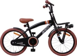 Amigo 2Cool Jongensfiets - Kinderfiets 20 Inch - Matzwart