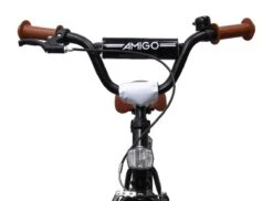 Amigo BMX Fun Jongensfiets - Kinderfiets 16 Inch - Matzwart -Speelgoed 1200x884