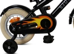 SJOEF Cruise Jongensfiets 12 Inch - Zwart -Speelgoed 1200x885