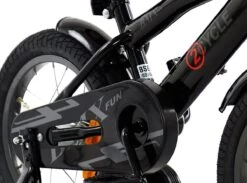 2Cycle BMX-Fun Kinderfiets - 14 Inch - Zwart - Jongensfiets -Speelgoed 1200x889