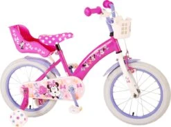 Disney Minnie Cutest Ever! Kinderfiets - Meisjes - 16 Inch - Roze -Speelgoed 1200x894