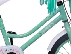 Amigo Magic Meisjesfiets - Kinderfiets 16 Inch - Turquoise -Speelgoed 1200x906