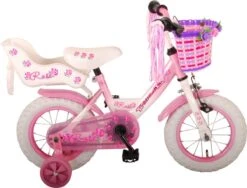 Volare Rose Kinderfiets - 12 Inch - Meisjes - Roze/wit - 95% Afgemonteerd -Speelgoed 1200x911 2