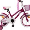 Amigo Flower Meisjesfiets - Kinderfiets 16 Inch - Paars -Speelgoed 1200x919