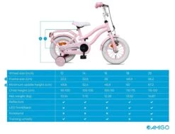 Amigo Lovely Meisjesfiets - Kinderfiets 14 Inch - Roze 27 Amigo Lovely Meisjesfiets - Kinderfiets 14 Inch - Roze -Speelgoed 1200x920 24