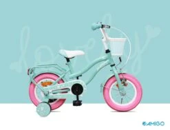 Amigo Lovely Meisjesfiets - Kinderfiets 12 Inch - Turquoise -Speelgoed 1200x920 5