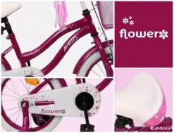 Amigo Flower Meisjesfiets - Kinderfiets 16 Inch - Paars 20 Amigo Flower Meisjesfiets - Kinderfiets 16 Inch - Paars -Speelgoed 1200x920 9