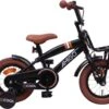 Amigo 2Cool Jongensfiets - Kinderfiets 12 Inch - Matzwart -Speelgoed 1200x923