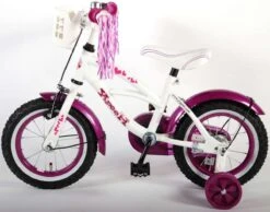 Volare Heart Cruiser Kinderfiets - Meisjes - 12 Inch - Wit Paars -Speelgoed 1200x943