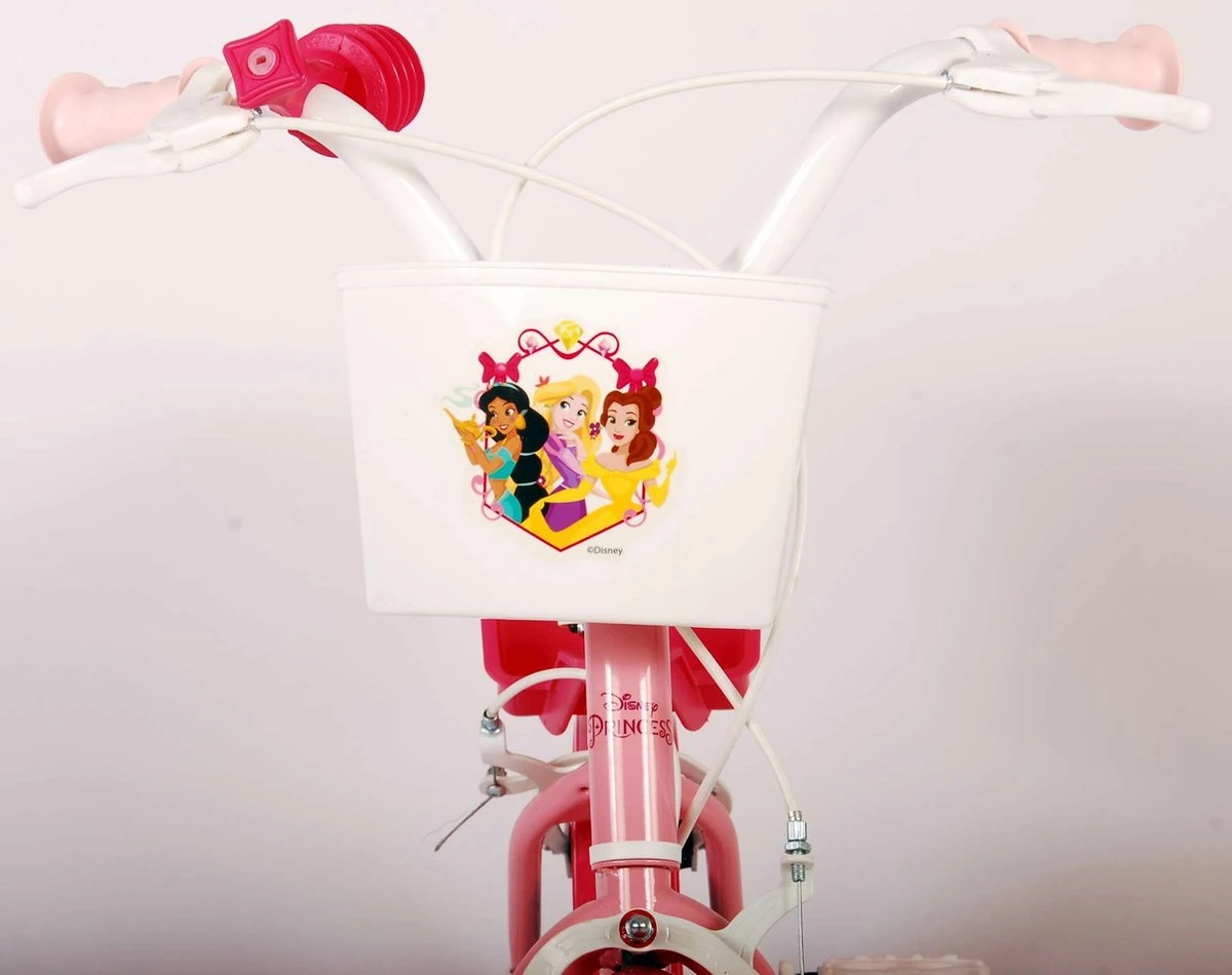 Volare Disney Princess Kinderfiets - Meisjes - 14 Inch - Roze - Twee Handremmen 12 Volare Disney Princess Kinderfiets - Meisjes - 14 Inch - Roze - Twee Handremmen - Afbeelding 10